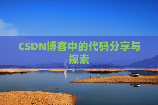 CSDN博客中的代码分享与探索